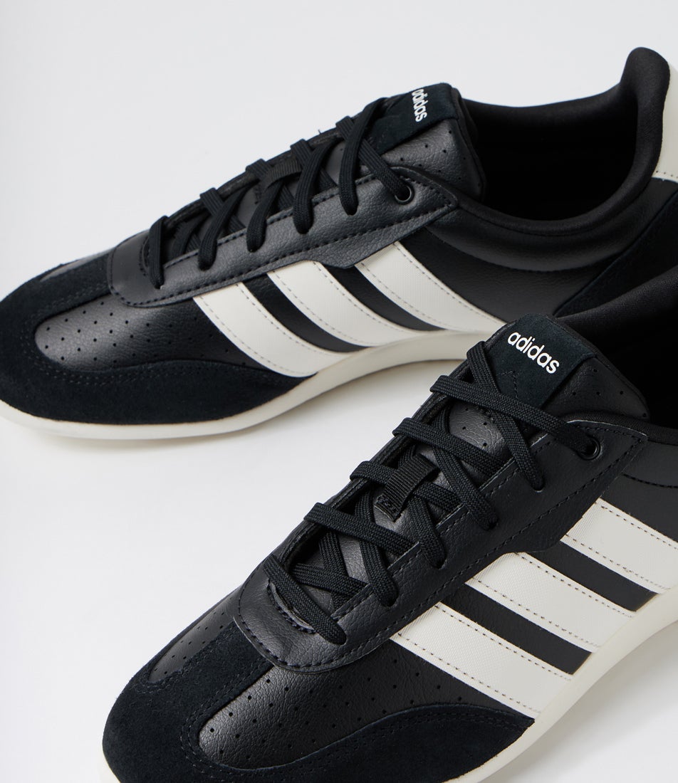 Barreda Lo W Core Black White Off White Fabric Sneakers