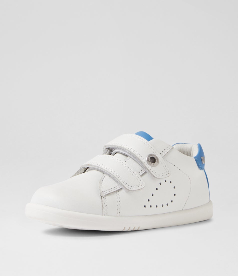 Iw Maverick Toddler White Azure Leather Flat Shoes