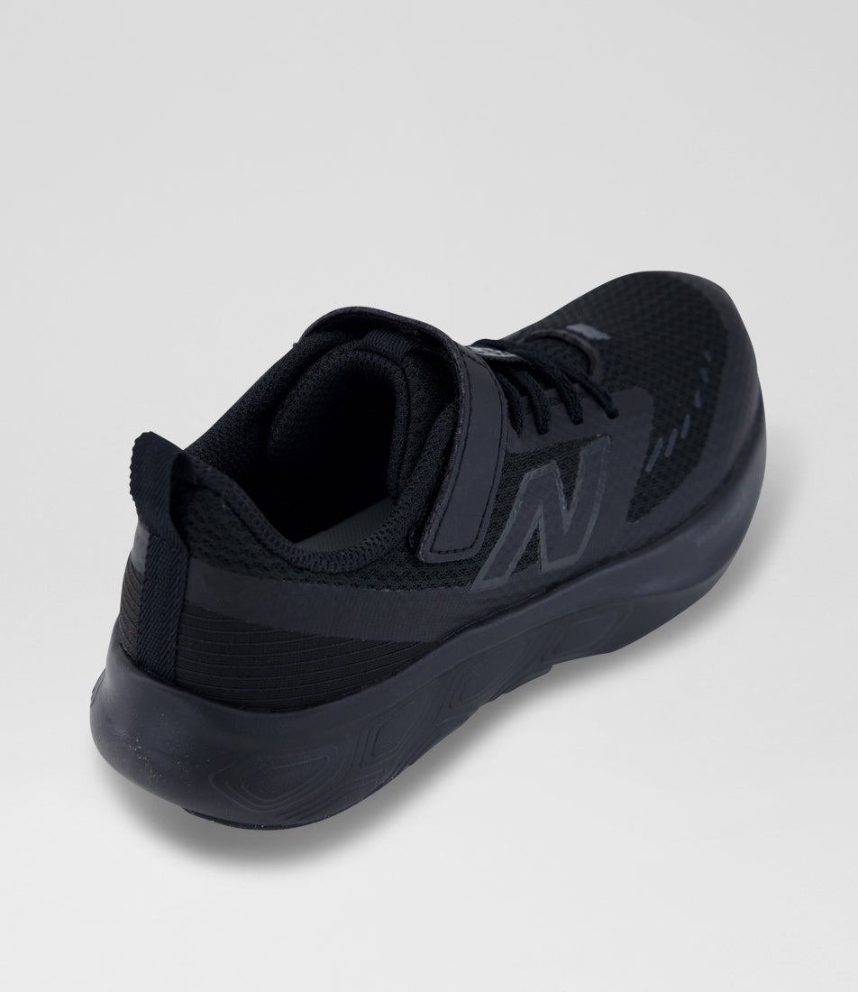 625 Junior Black Mesh Sneakers