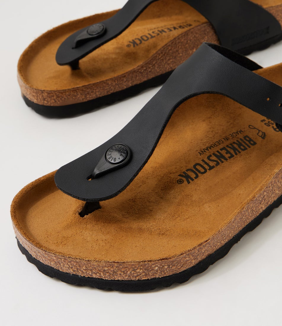 Gizeh Black Birkoflor Thongs