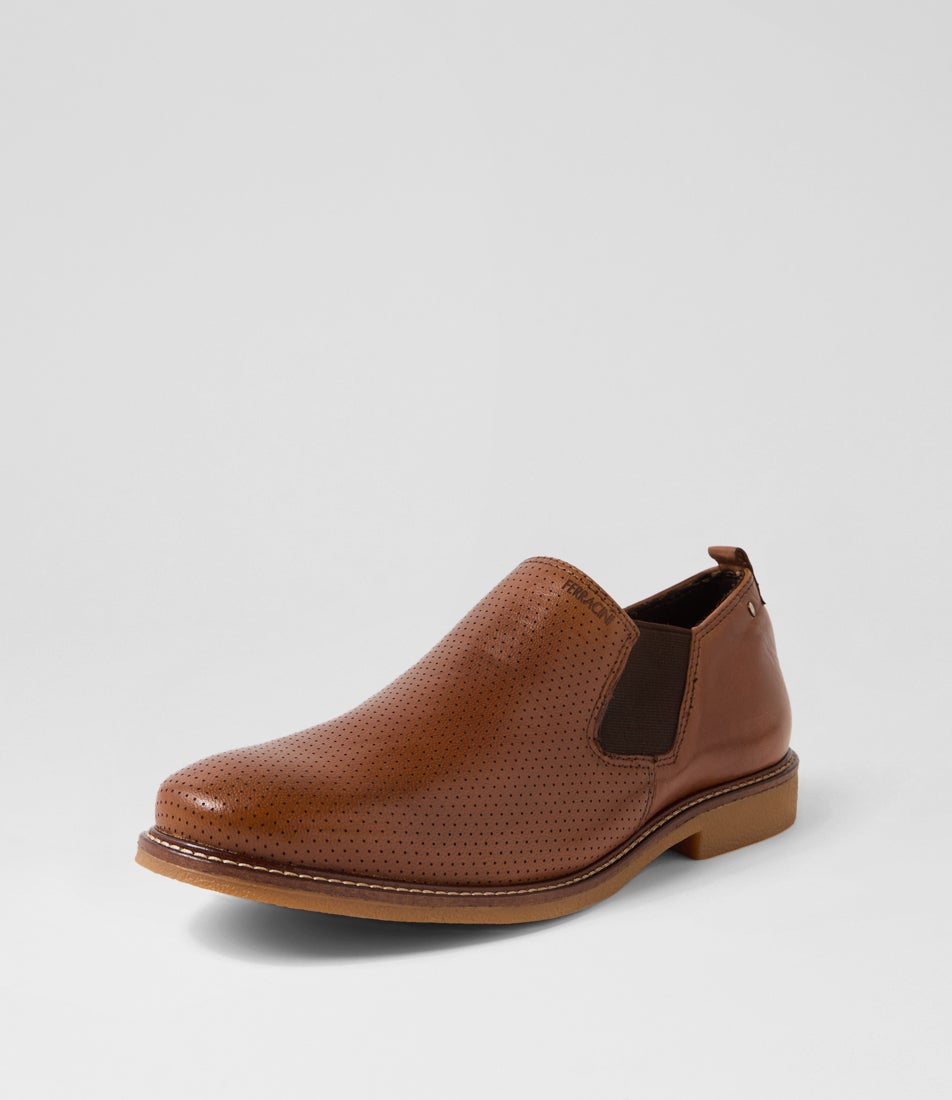 Oxford Havanna Leather Flat Shoes