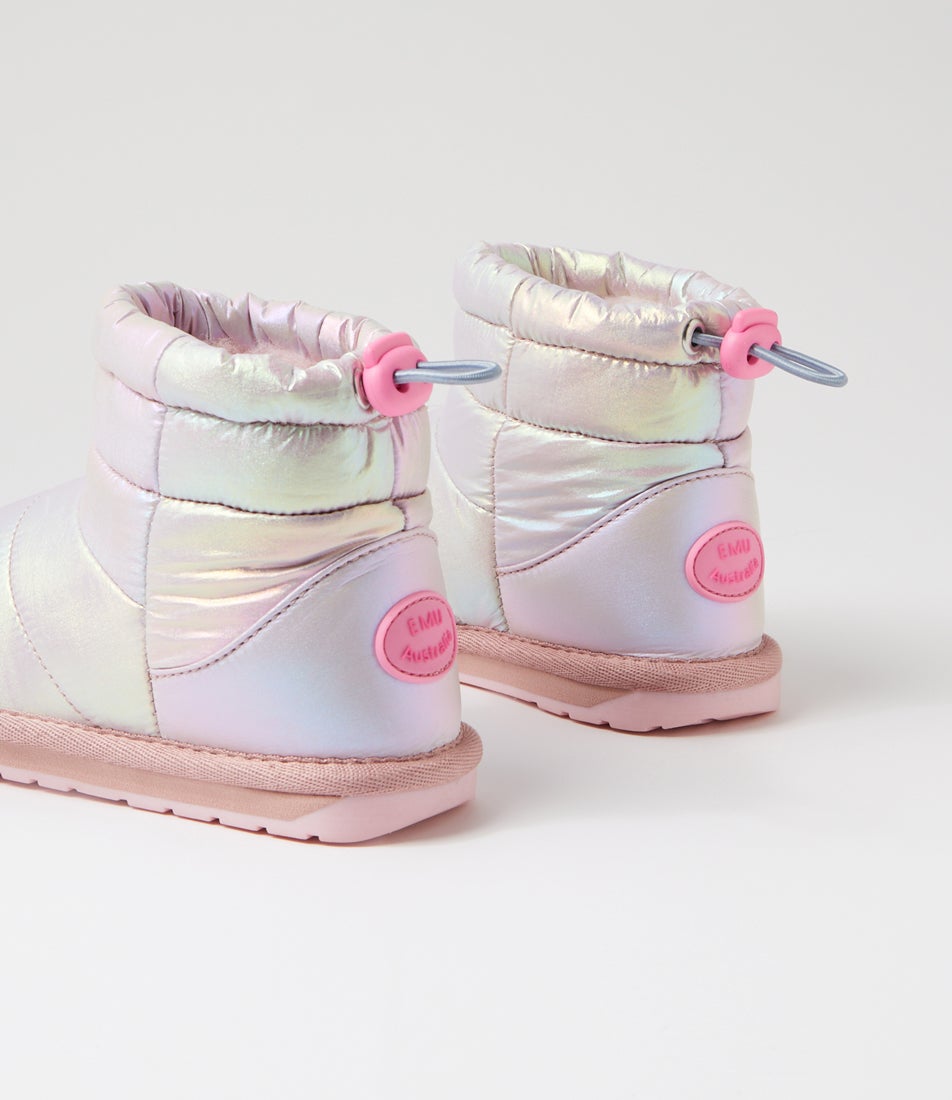 Briggs Metallic Toddler Iridescent Nylon Ankle Boots