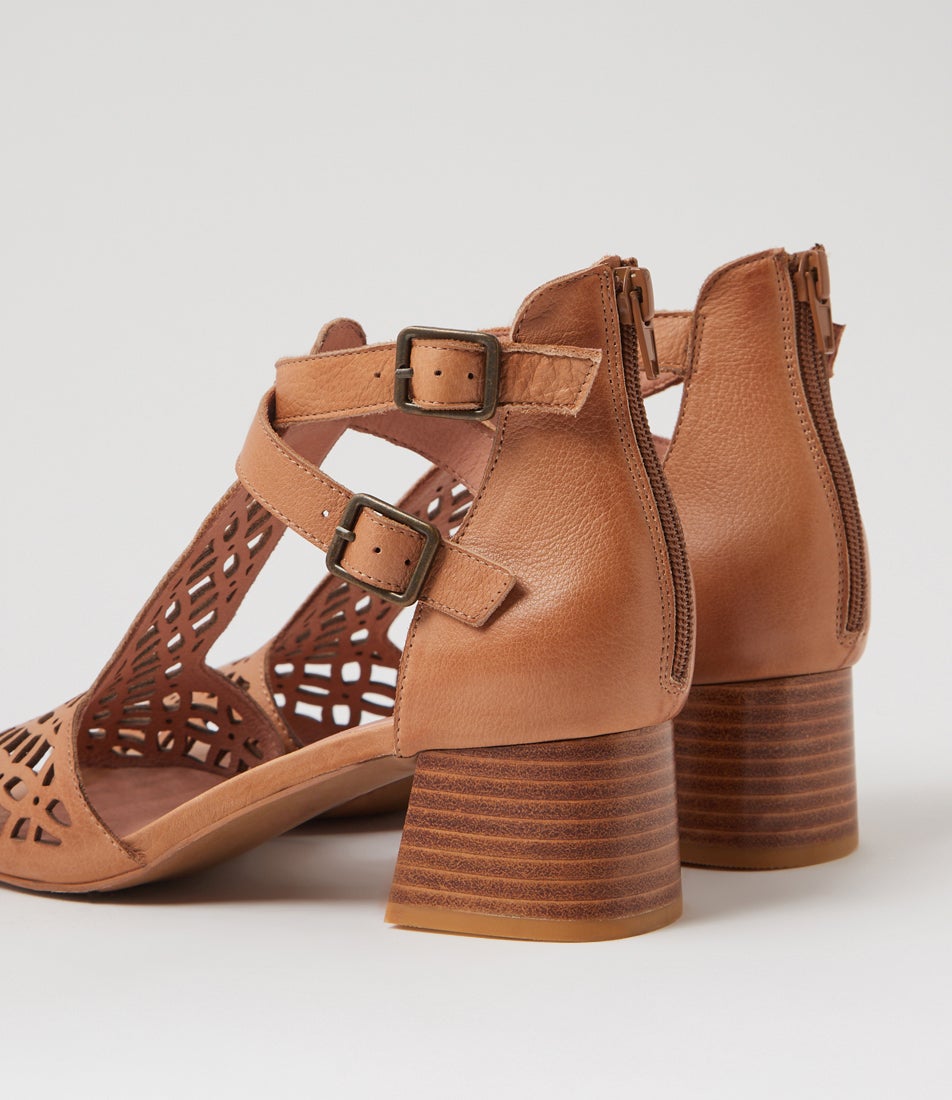 Filib Dark Tan Leather Sandals