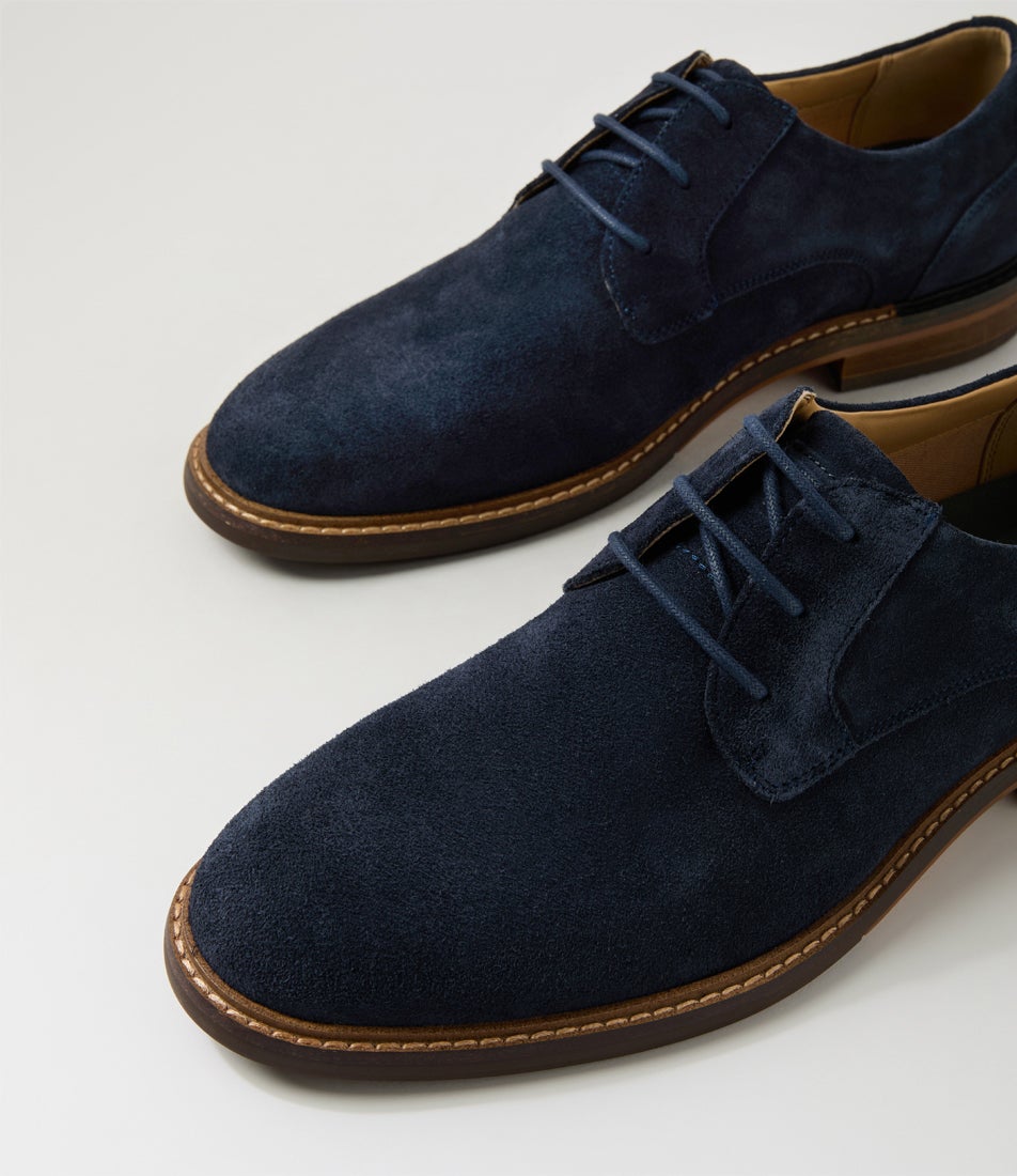 Tactic Ocean Suede Lace Up Flats