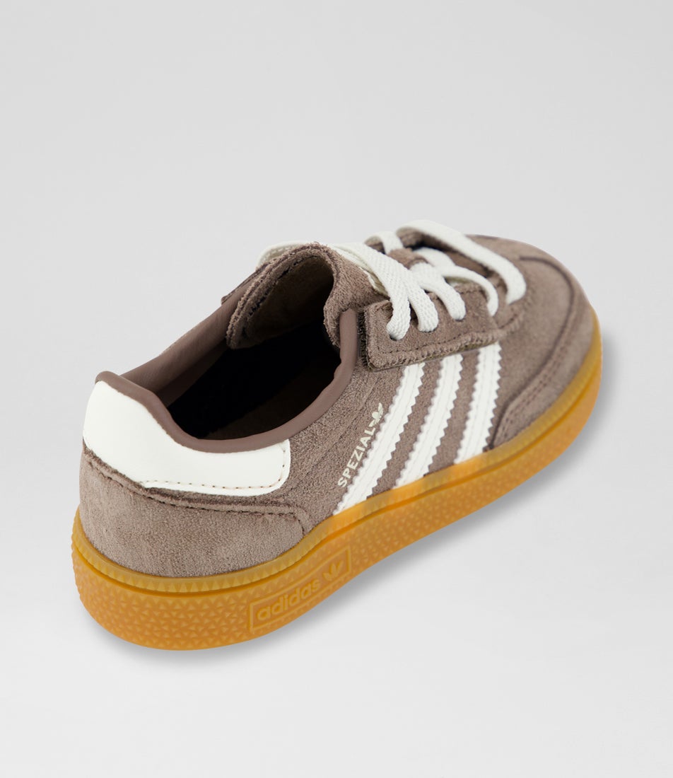 Handball Spezial Toddler Earth Strata Off White Suede Sneakers