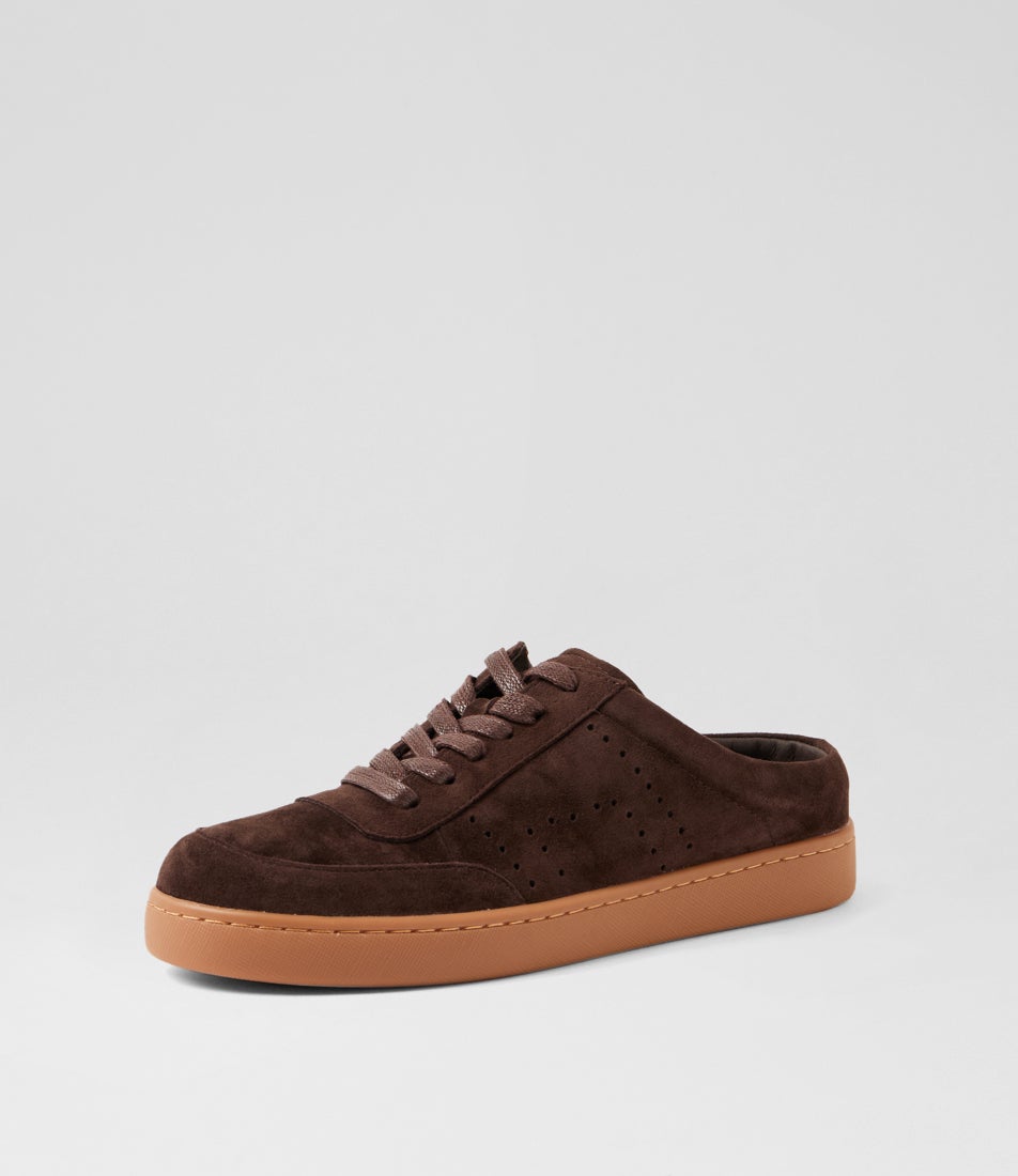 Hoyas Choc Gum Suede Sneakers