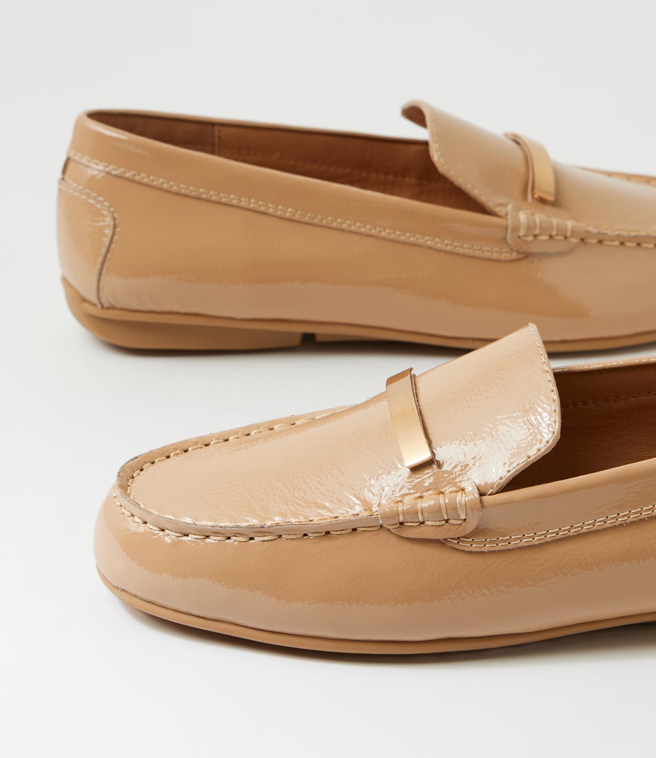 Rube Camel Patent Leather Loafers