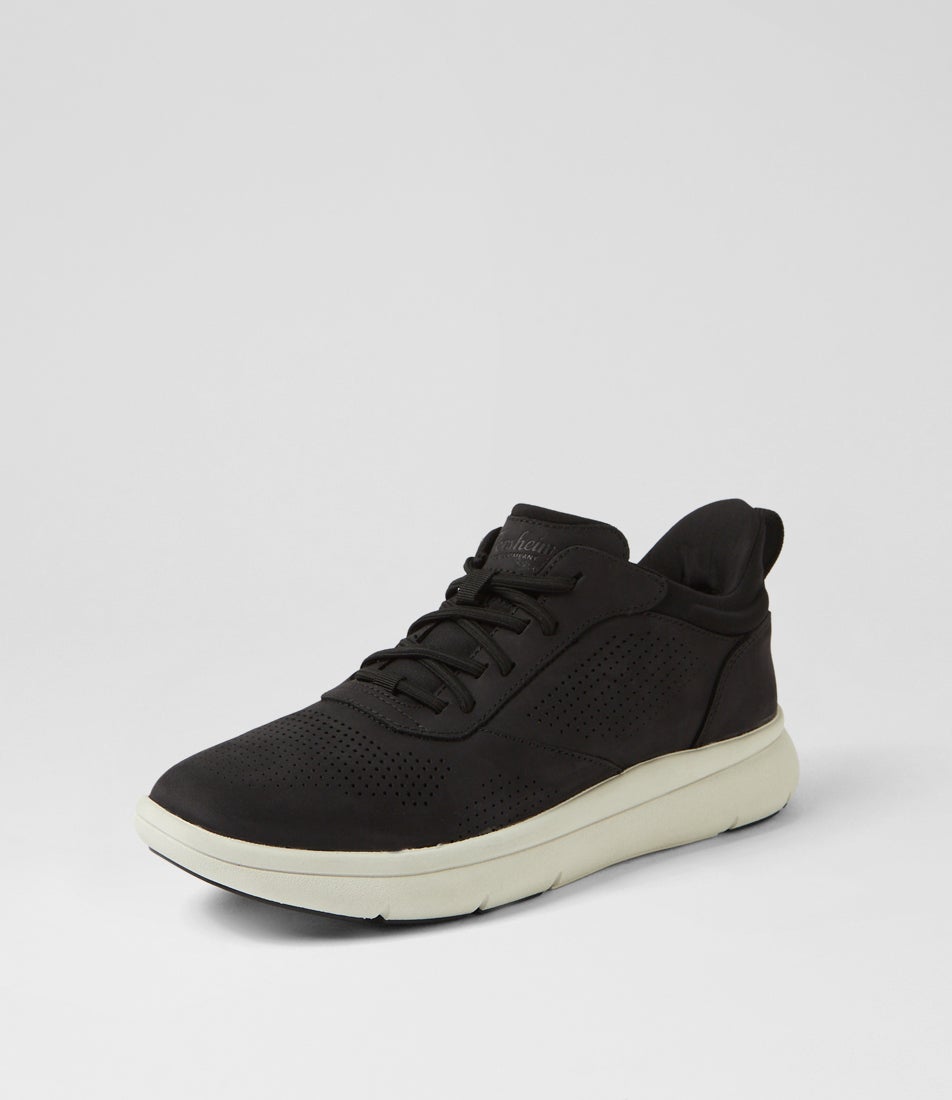 Fleet Perf Nero Crazyhorse Leather Sneakers