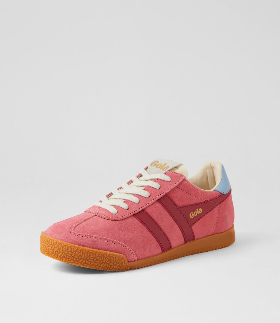 Elan W Bubblegum Lollipop Air Suede Sneakers