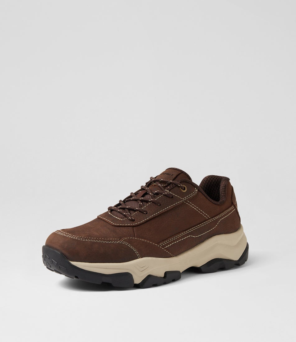 Eastern Brown Leather Lace Up Shoes