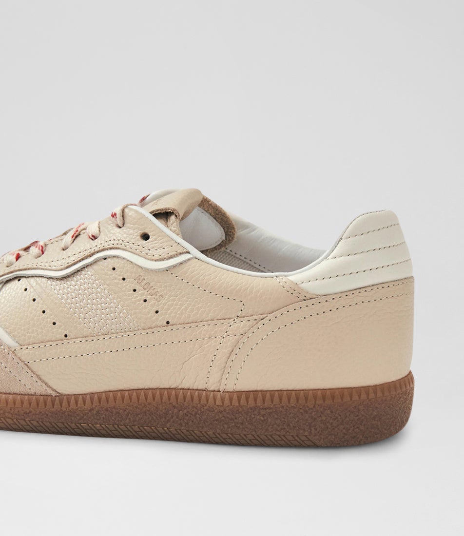 Tb 490 Rife Cream Suede Leather Sneakers