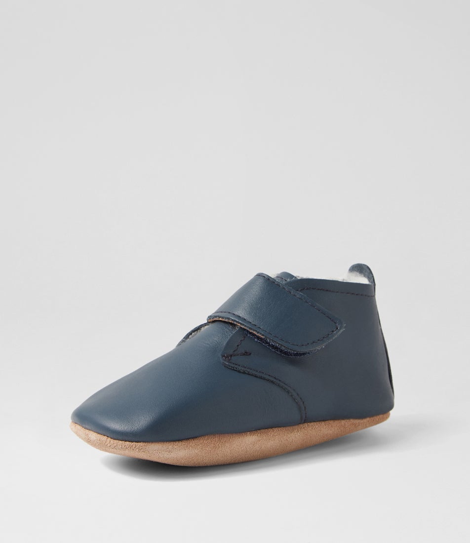Ss Desert Arctic Infant Navy Leather Ankle Boots