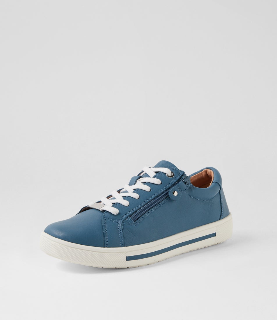 Evone Denim Leather Sneakers