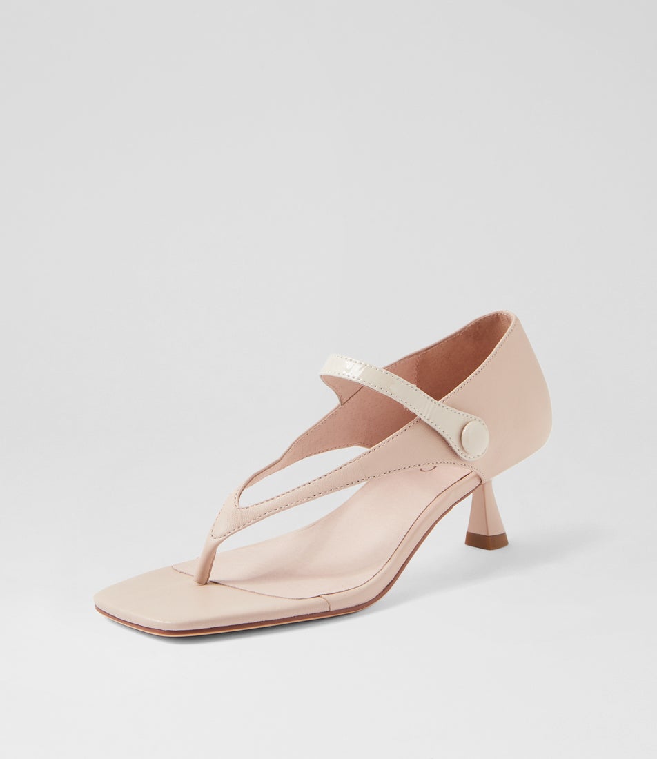 Kolla Nude Vanilla Leather Sandals