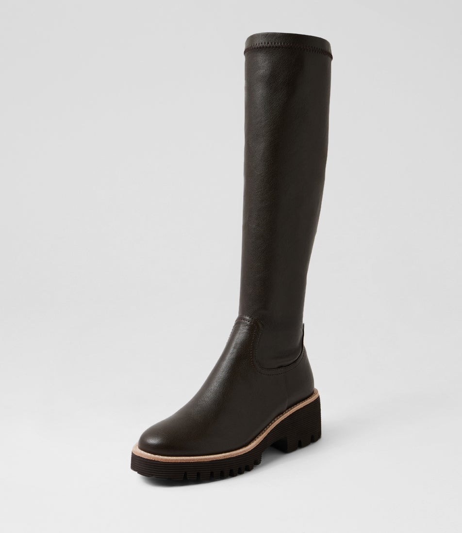 Wevver Choc Knee High Boots
