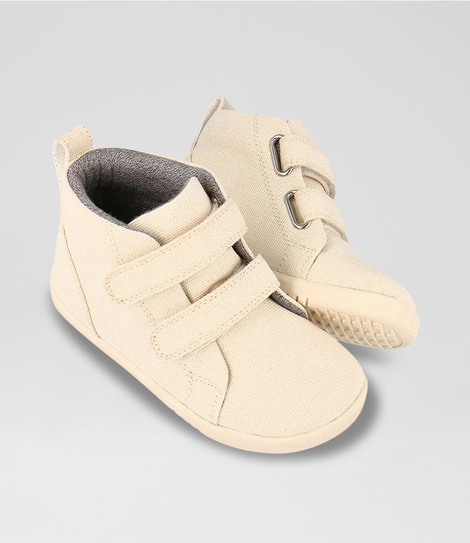 Iw Grass Court High Toddler Chalk Canvas Ankle Boots
