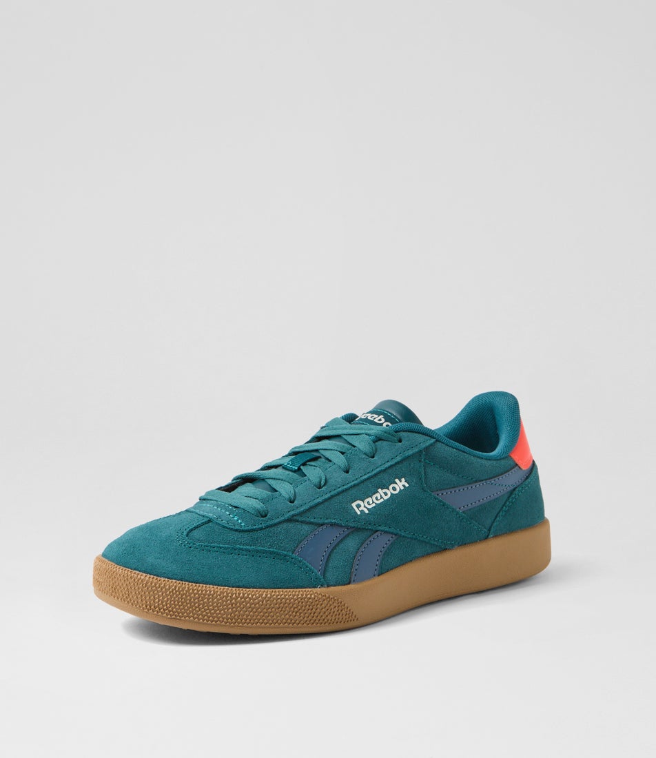 Smash Edge S M Retro Teal Flash Orange Shadow Fabric Sneakers Smash Edge S M Retro Teal Flash Orange Shadow Fabric Sneakers