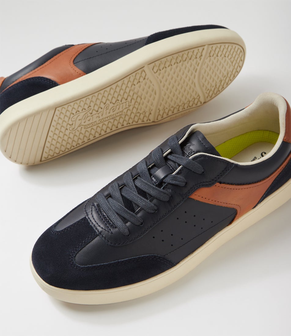 Pace Sneaker Navy Combo Suede Sneakers
