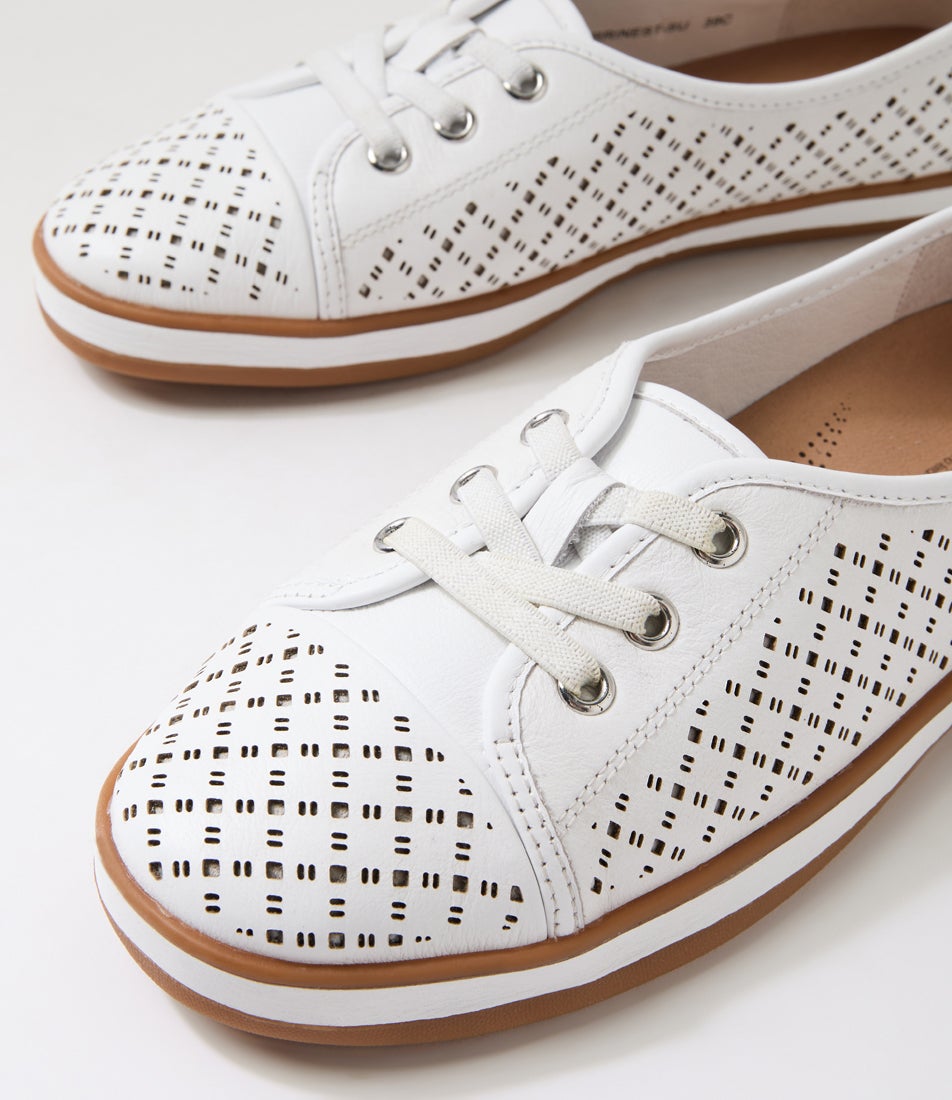 Arrinest White Gum Leather Sneakers Arrinest White Gum Leather Sneakers