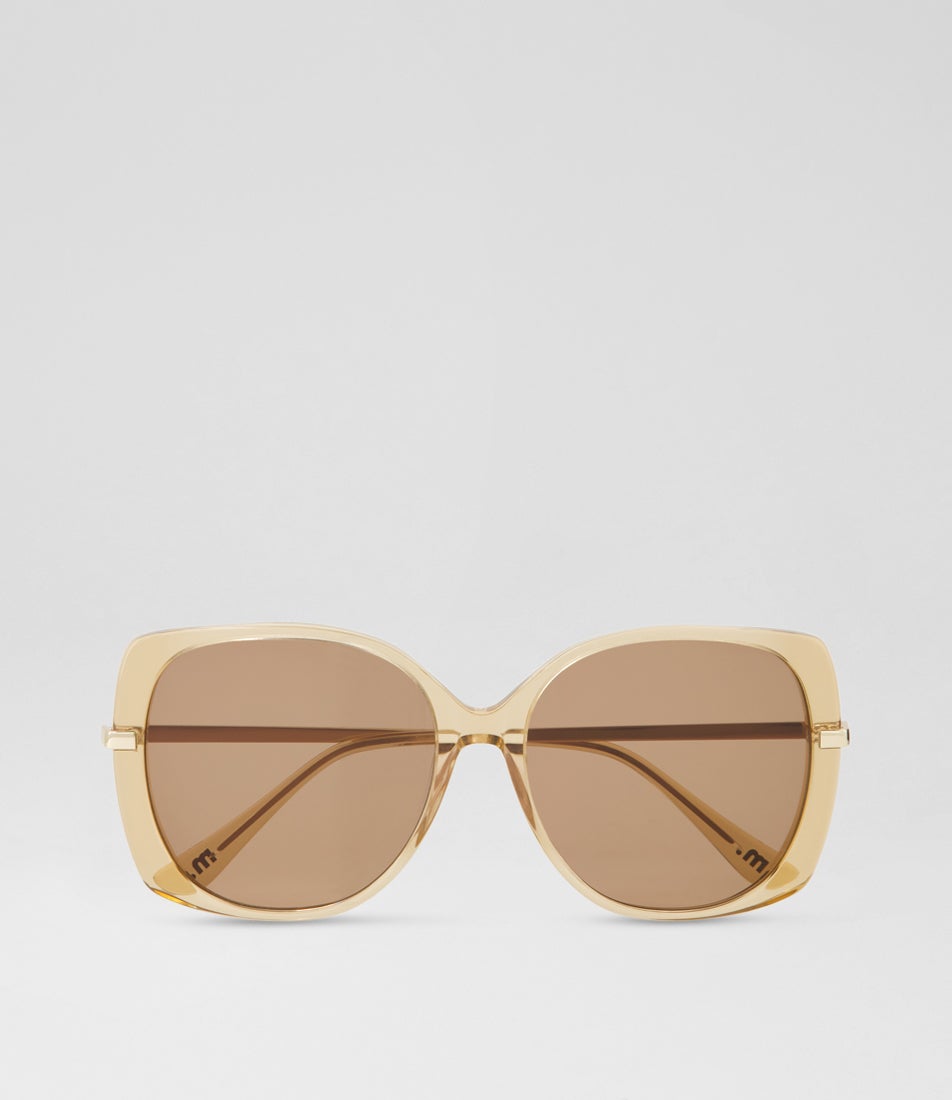 Bea Light Brown Acetate Sunglasses