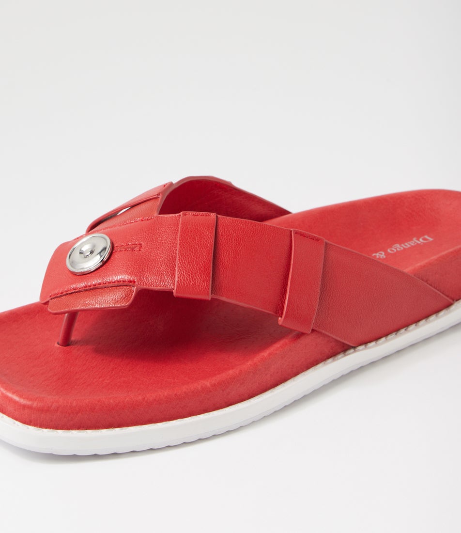 Rook Red Leather Thongs