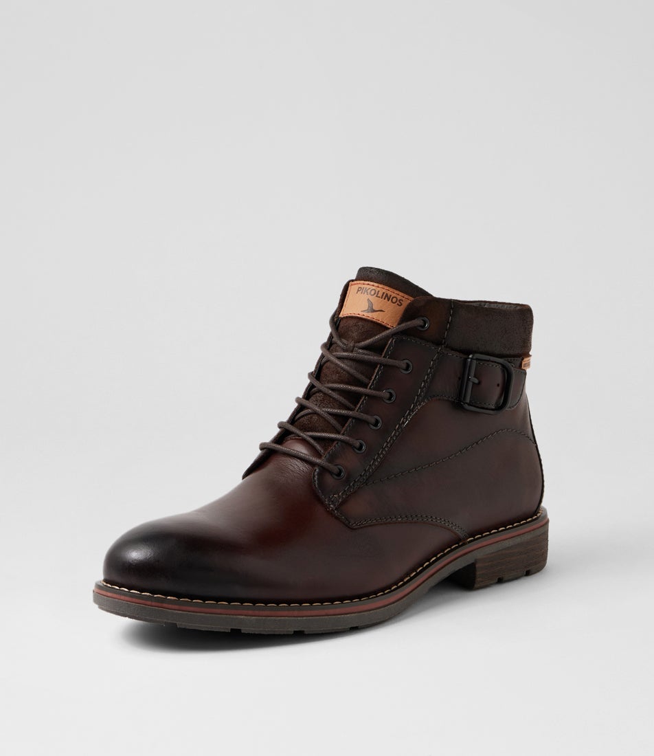 York 45 Olmo Leather Lace Up Boots