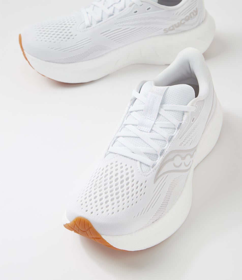 Ride 18 W White Gum Fabric Sneakers