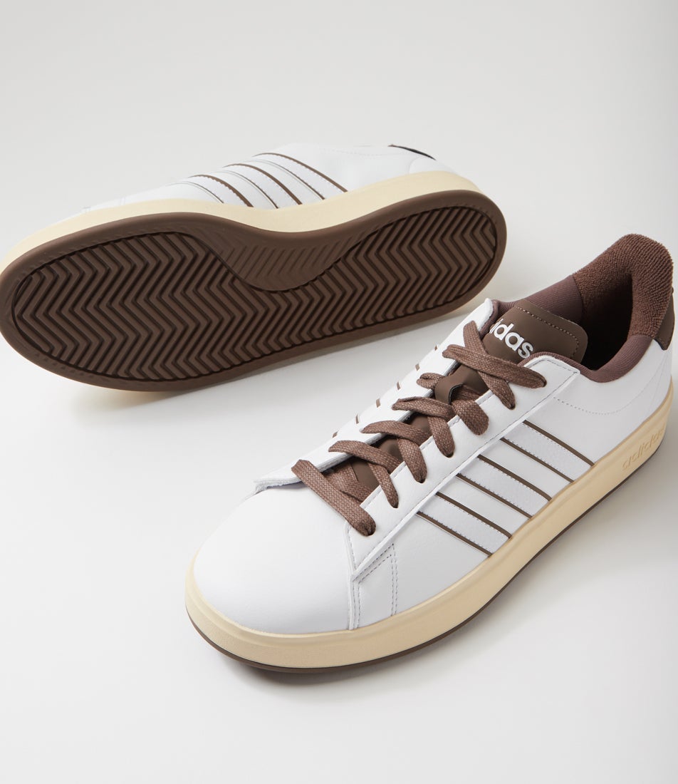 Grand Court 2 M White Earth Strata Sneakers