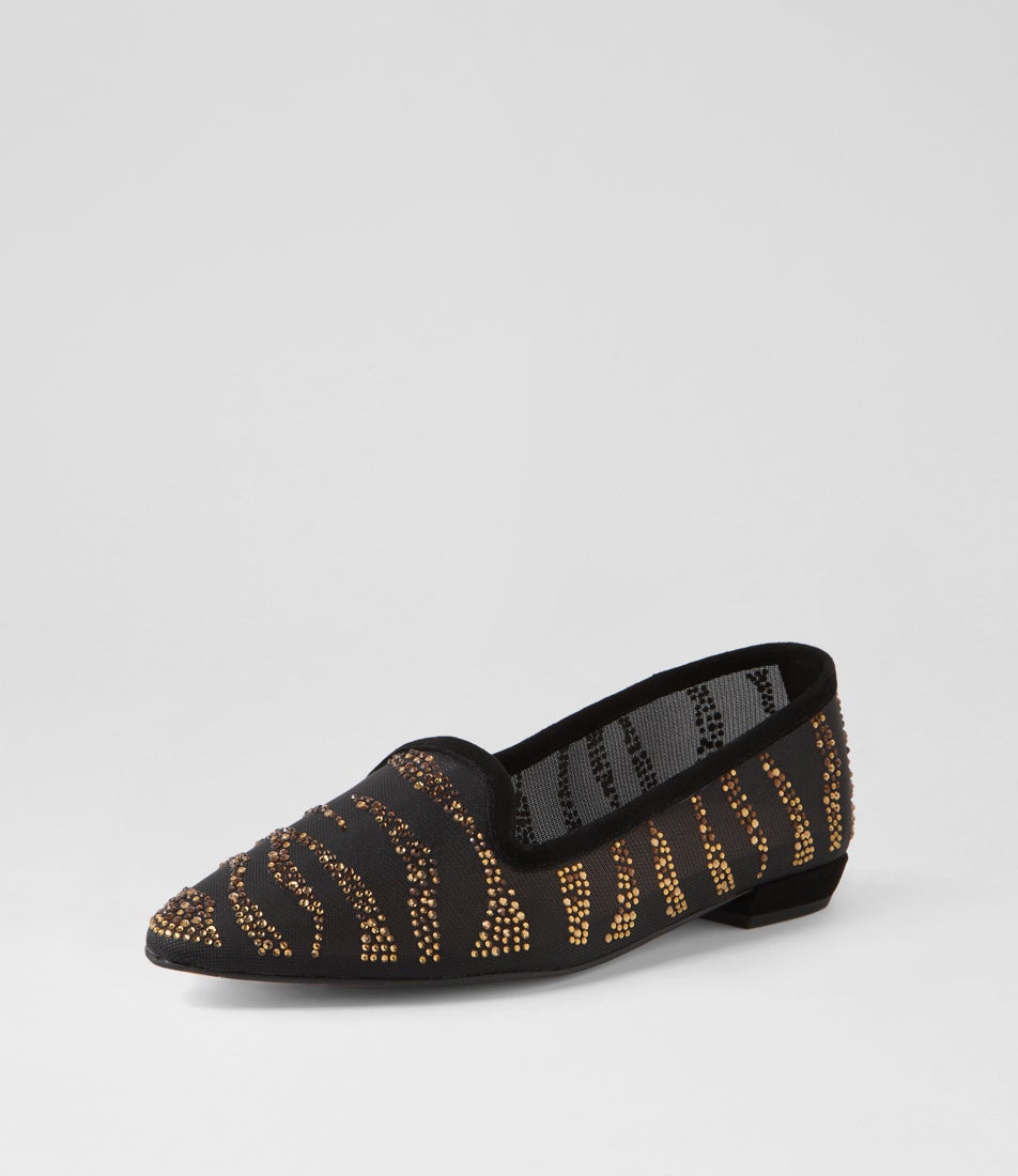 Agge Black Bronze Multi Loafers