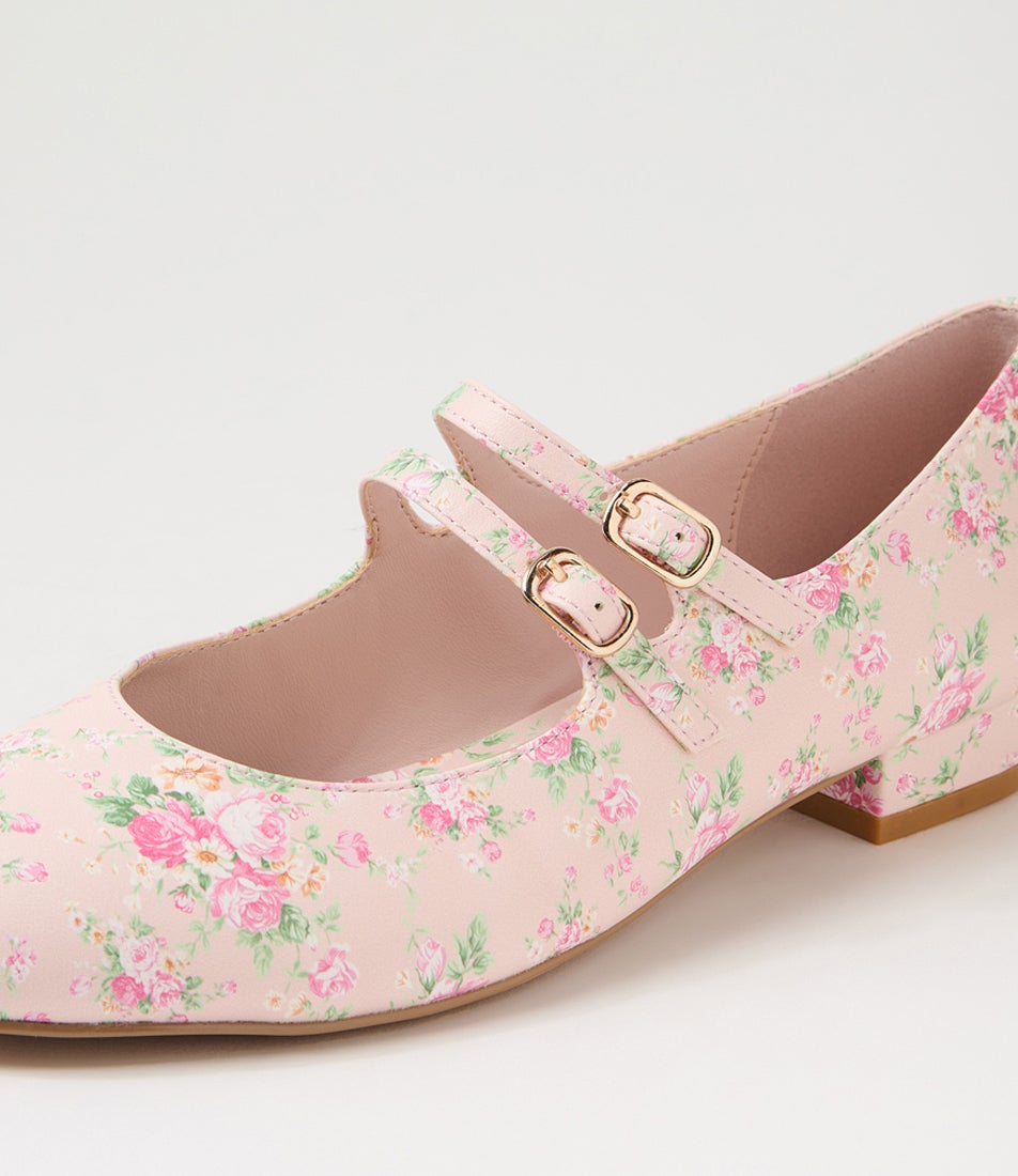 Tombalo Blush Bouquet Flat Shoes
