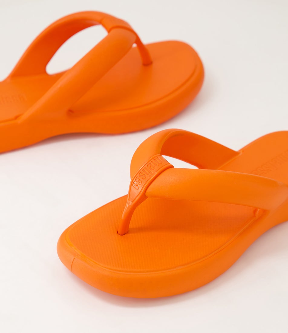 Free Low Ad Orange Pvc Thongs