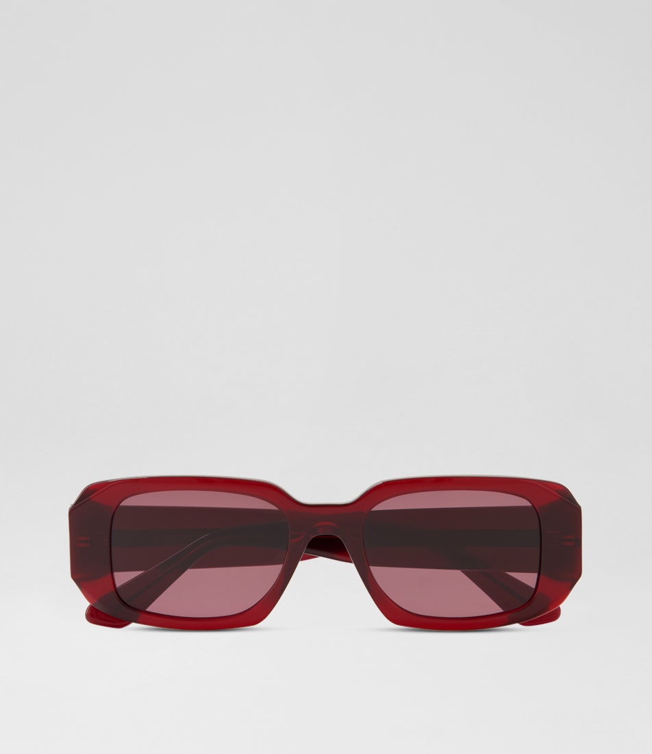 Eve Wine Acetate Sunglasses