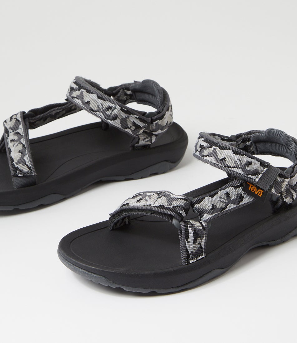 Hurricane Xlt 2 Junior Mosaic Grey Black Fabric Sandals