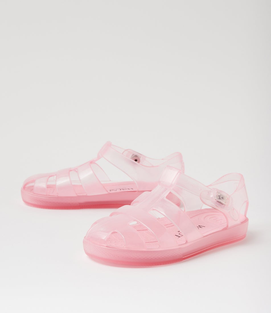 Frankie Sandal Tot Pink Rubber Sandals