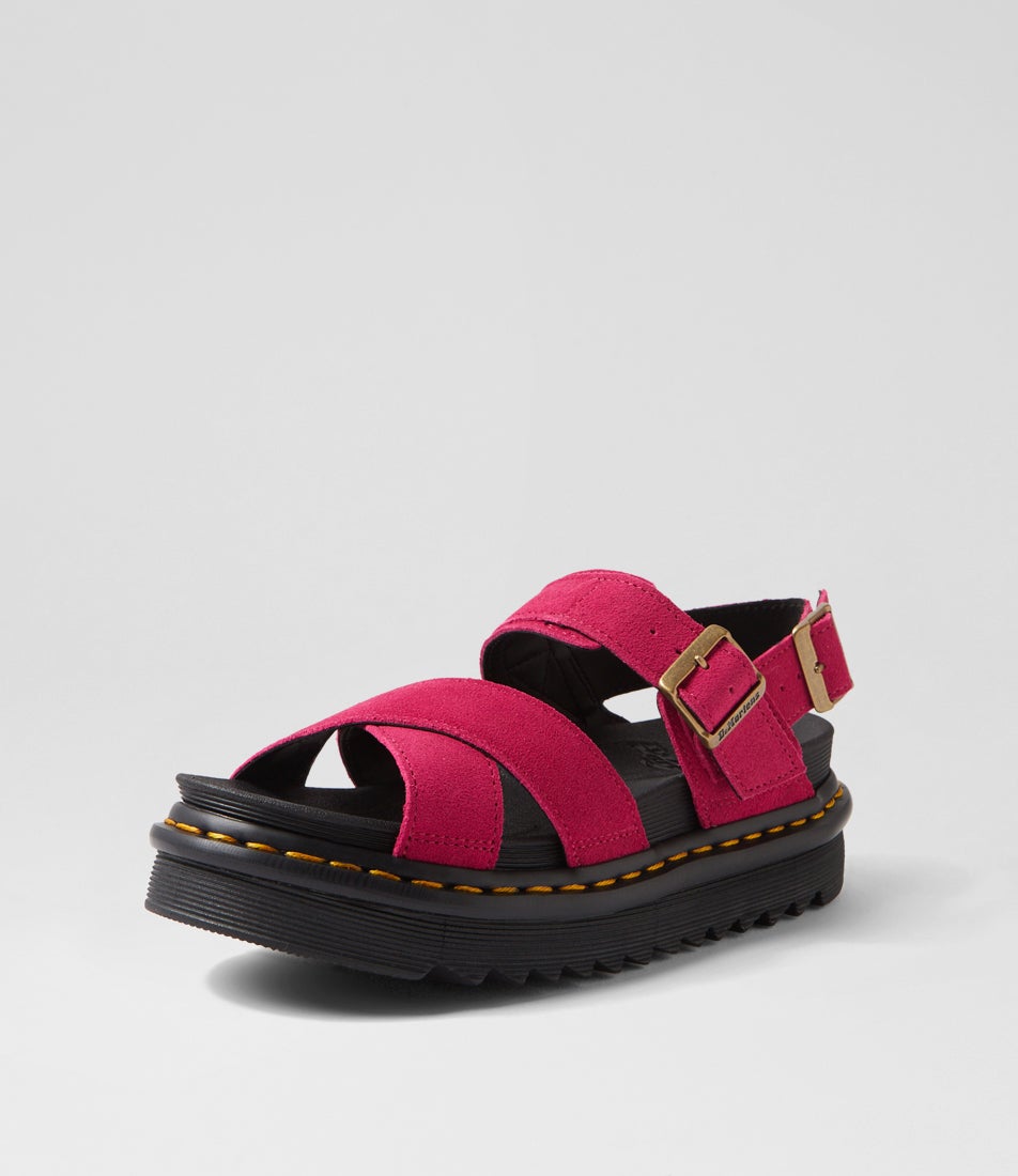 Voss 2 Sandal Fuchsia Suede Sandals