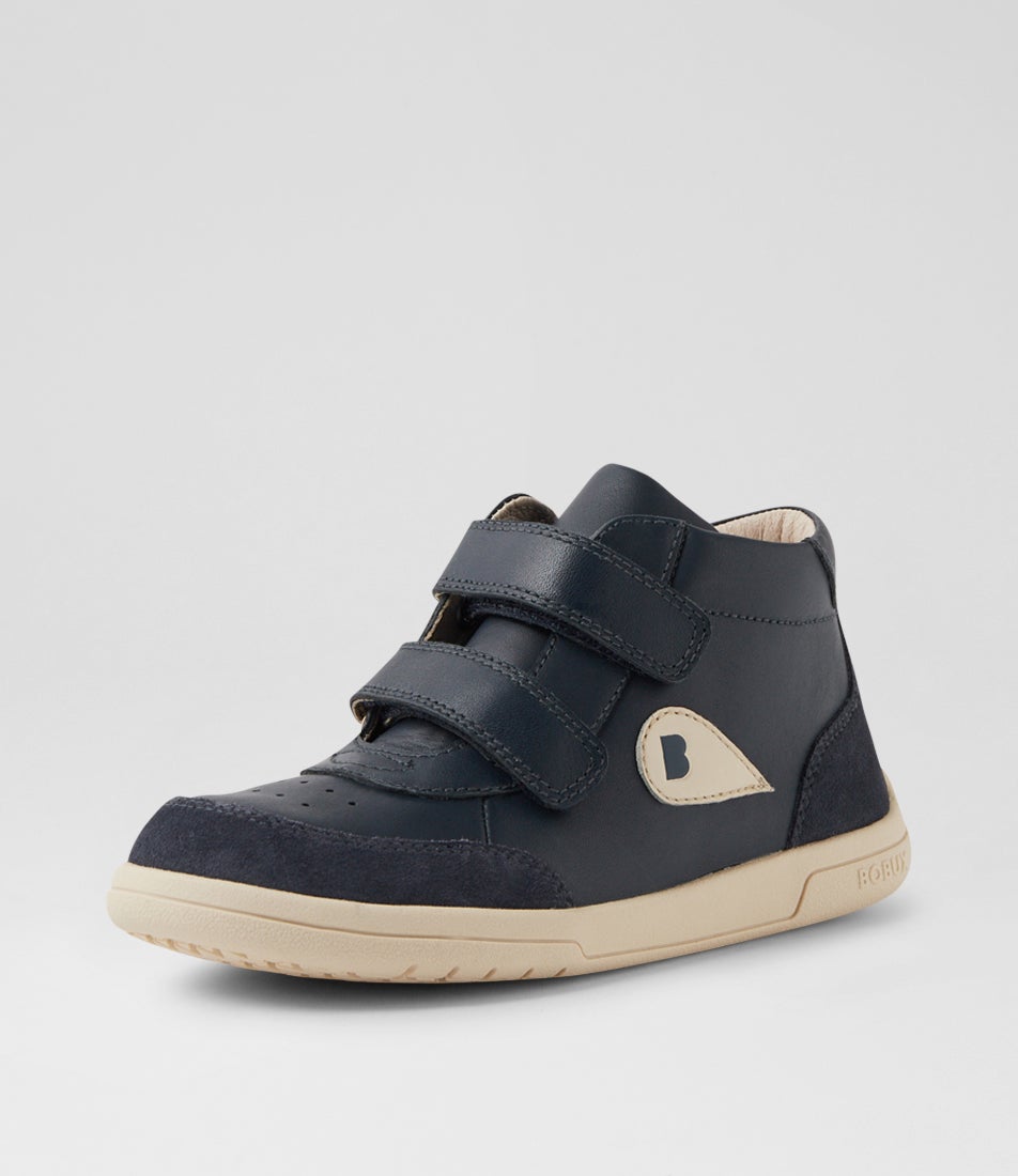 Kp Champ High 2 Junior Navy Leather Ankle Boots