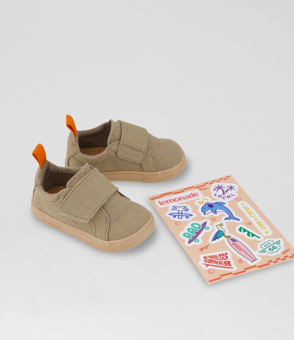 Tallow Infant Tan Canvas Sneakers