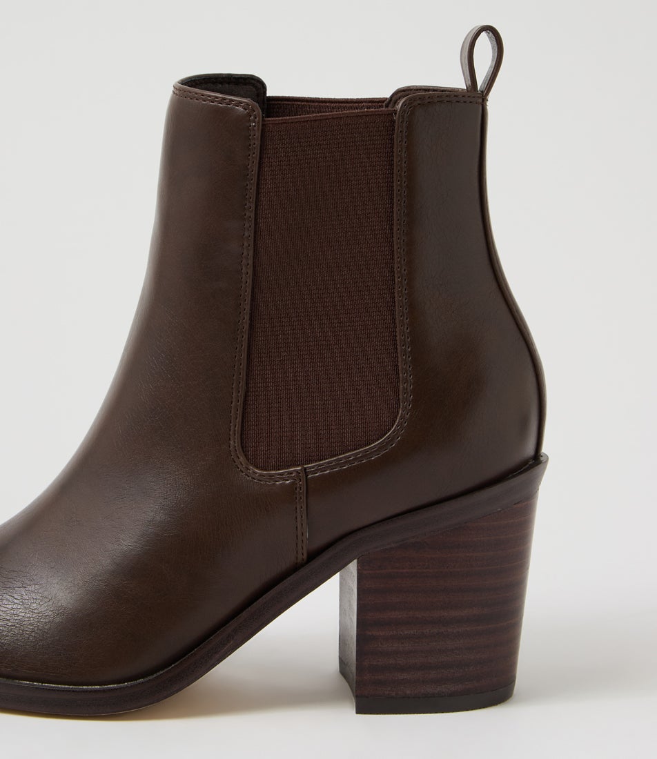 Bellina Choc Ankle Boots