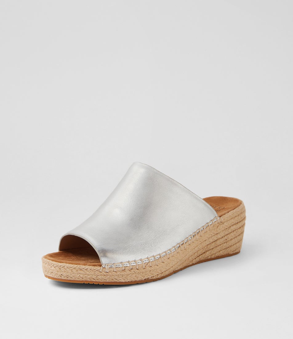 Koping Xw Silver Leather Sandals