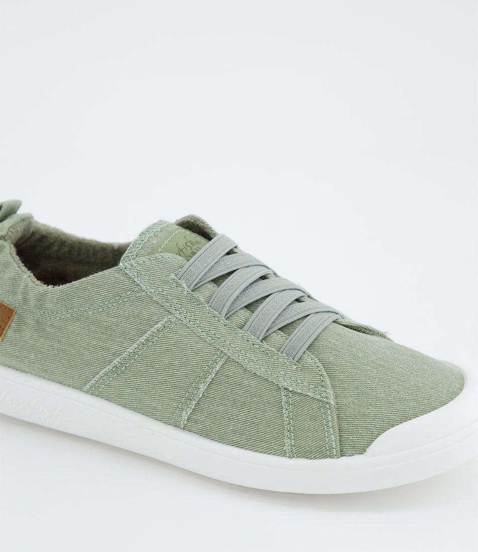 Vex Pistachio Fabric Sneakers