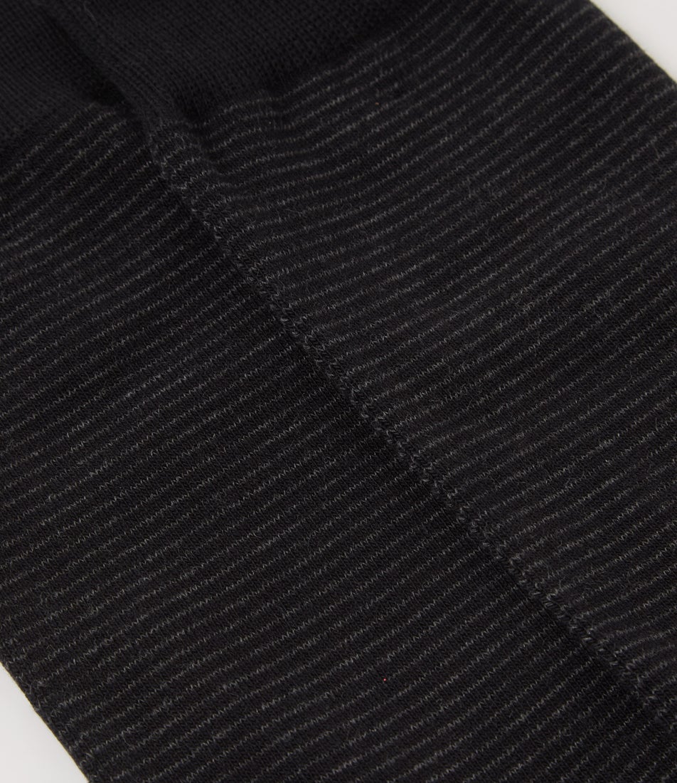 Fine Stripe Multi Cotton Socks