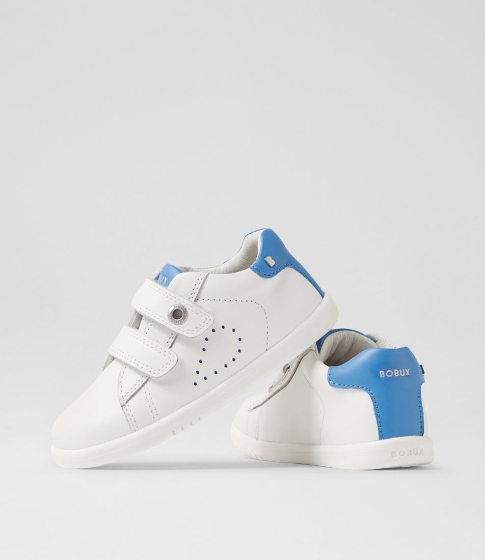 Iw Maverick Toddler White Azure Leather Flat Shoes