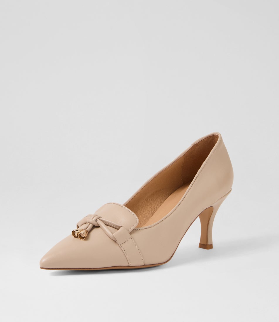 Traven Stone Leather Heels