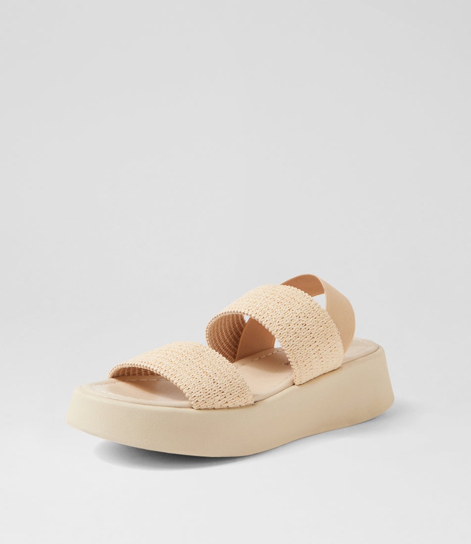 Arman Natural Fabric Sandals