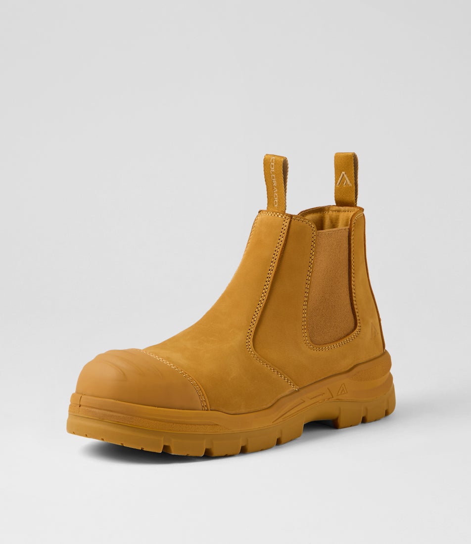 Shopan Wheat Nubuck Chelsea Boots