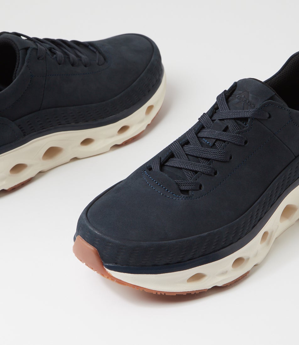 Floa Navy Nubuck Sneakers