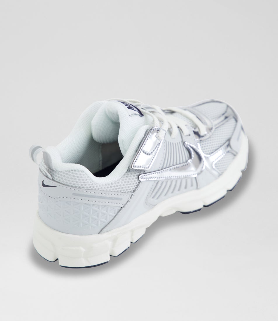 Vomero 5 Junior Silver Fabric Sneakers