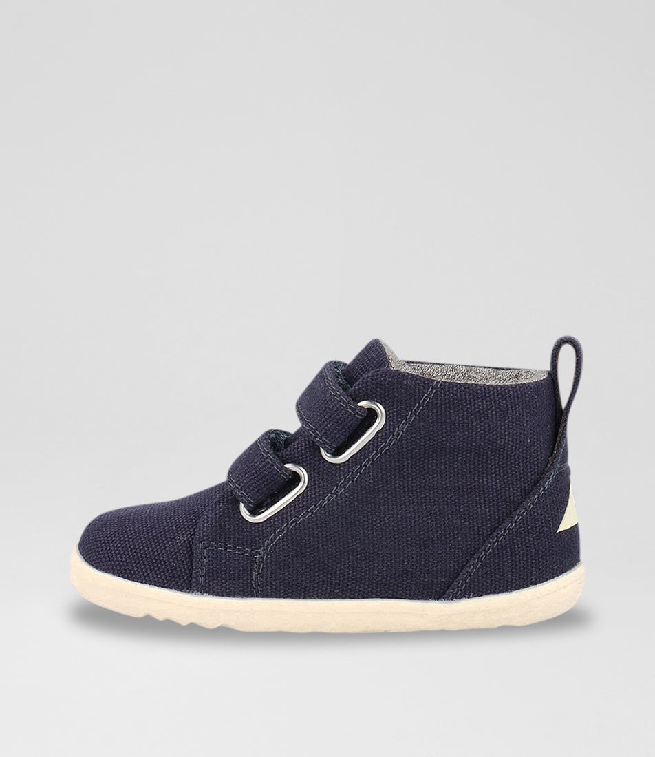 Su Grass Court High Infant Navy Canvas Ankle Boots