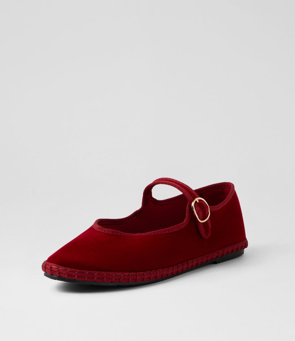 Alegria Port Fabric Flat Shoes