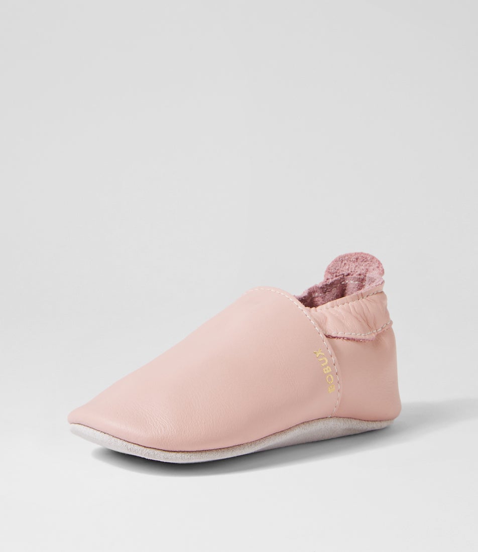 Ss Simple Infant Blossom Leather Flat Shoes